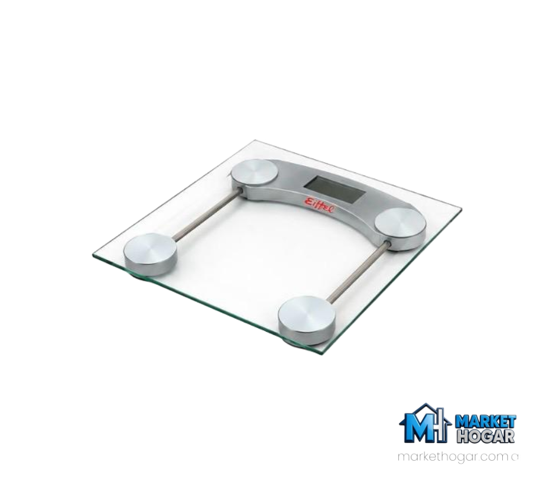 Balanza de Baño Digital Eiffel de Vidrio Cuadrada Transportable hasta 150 KG - Image 3