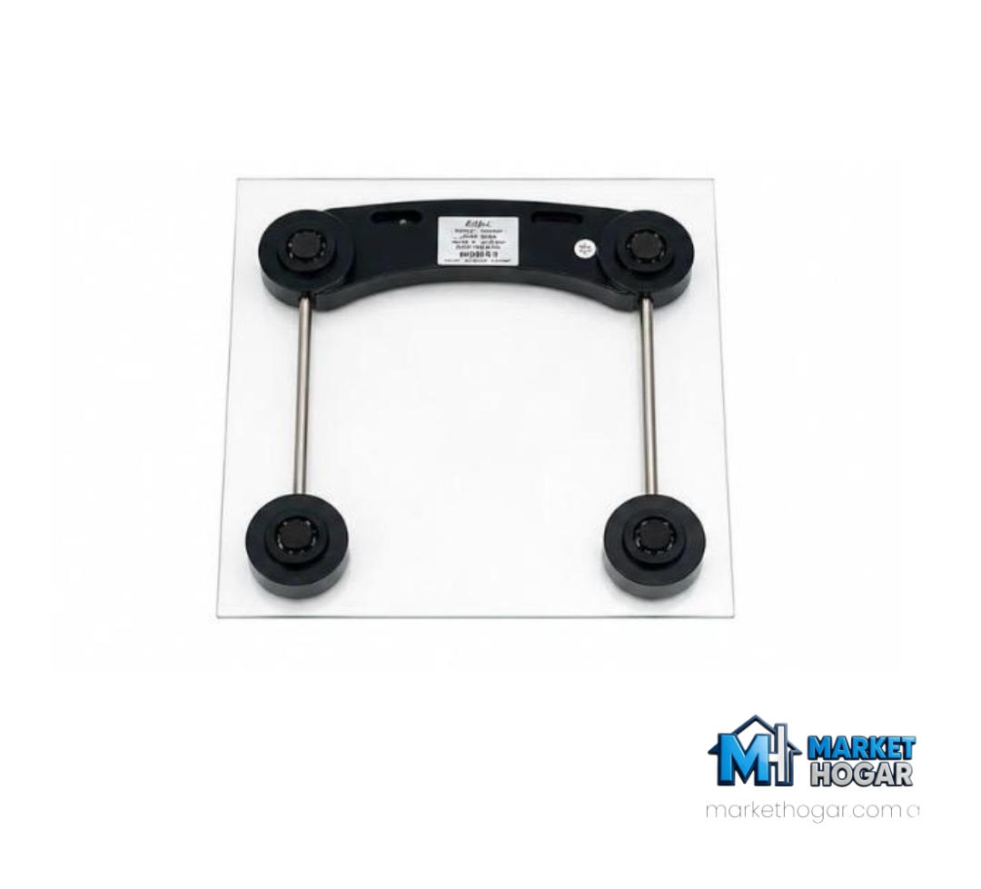 Balanza de Baño Digital Eiffel de Vidrio Cuadrada Transportable hasta 150 KG - Image 2