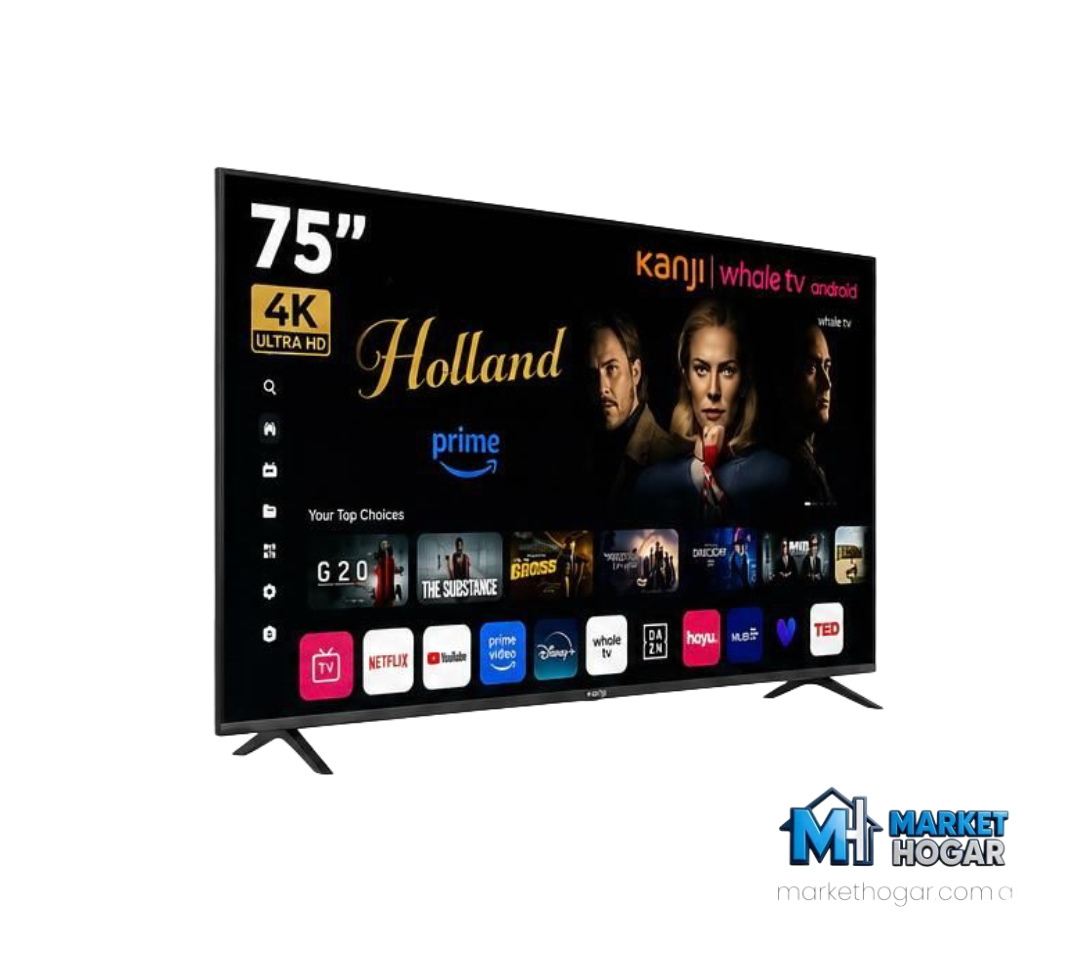 Smart Tv 75'' Kanji QLED 4K UHD Whale Tv Android - Image 3