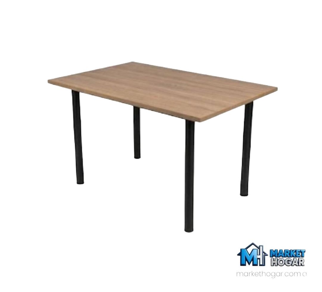 Mesa de Caño Negro 1200mm MELANINA