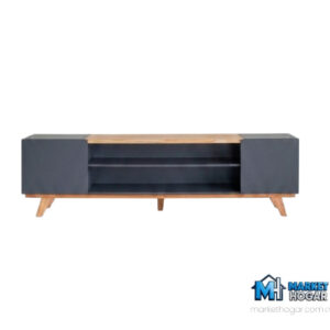 Mueble TV Kali con Puertas 1800mm MELANINA Gris
