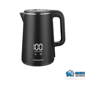 Pava Eléctrica Digital Negra 1500W 2 LTS NovoHome