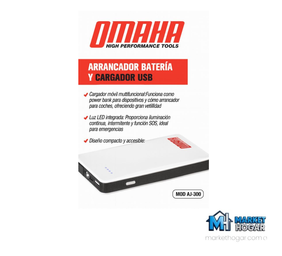 Arrancador de Bateria 300 AMP Omaha**