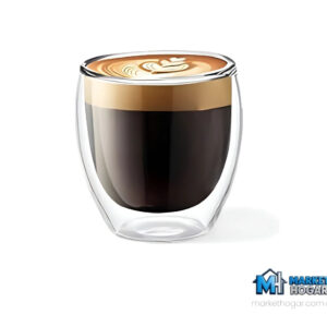 Vaso de Vidrio Doble Térmico 80 ML