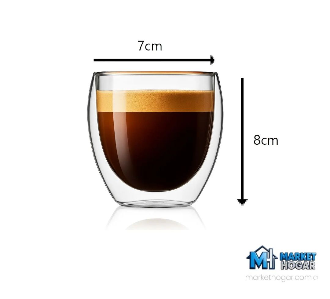 Vaso de Vidrio Doble Térmico 150 ML - Image 3