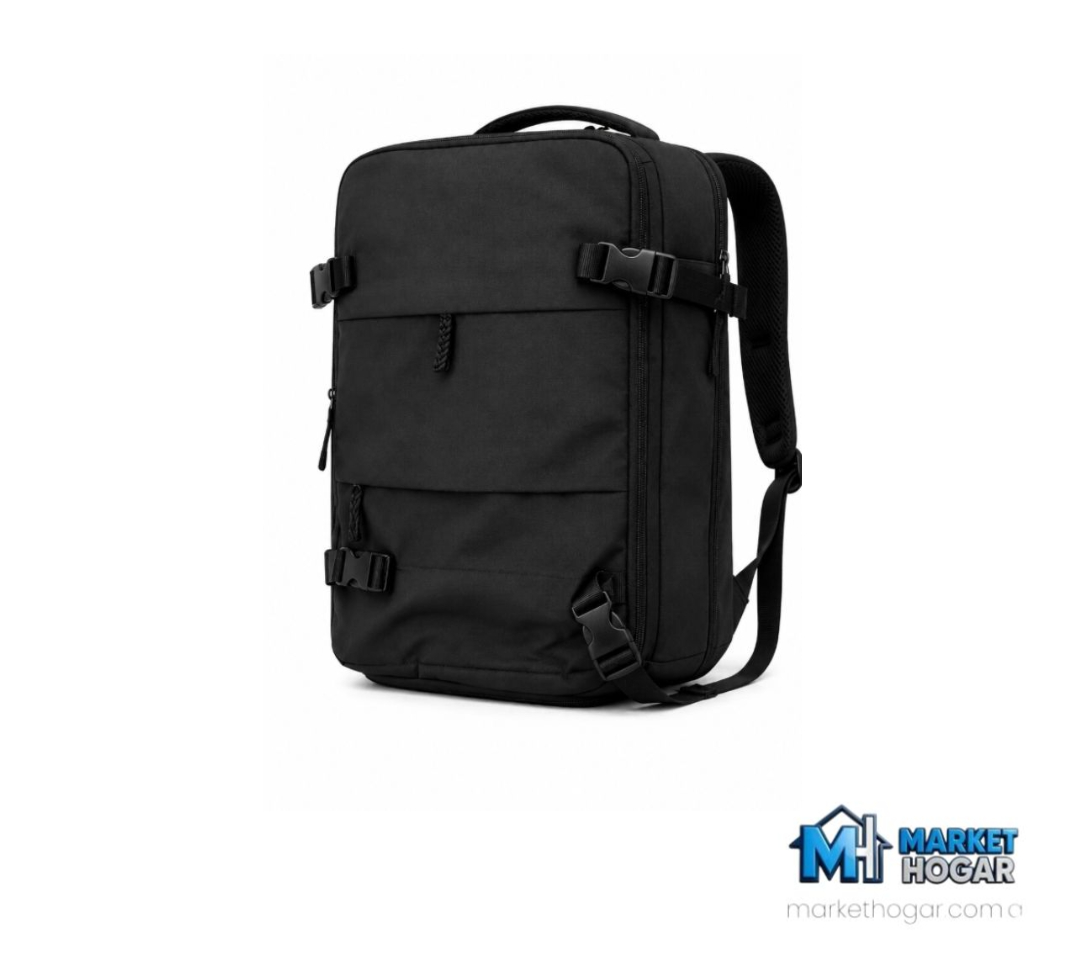 Mochila de Viaje Negra 42X15X30 Omaha**