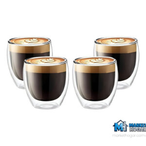 Vaso de Vidrio Doble Térmico 150 ML
