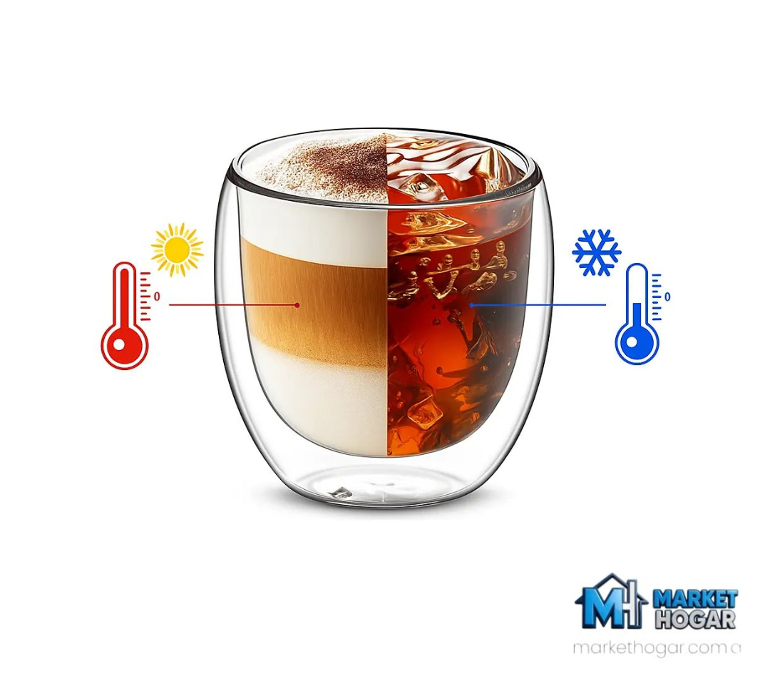 Vaso de Vidrio Doble Térmico 150 ML - Image 2