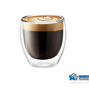Vaso de Vidrio Doble Térmico 250 ML