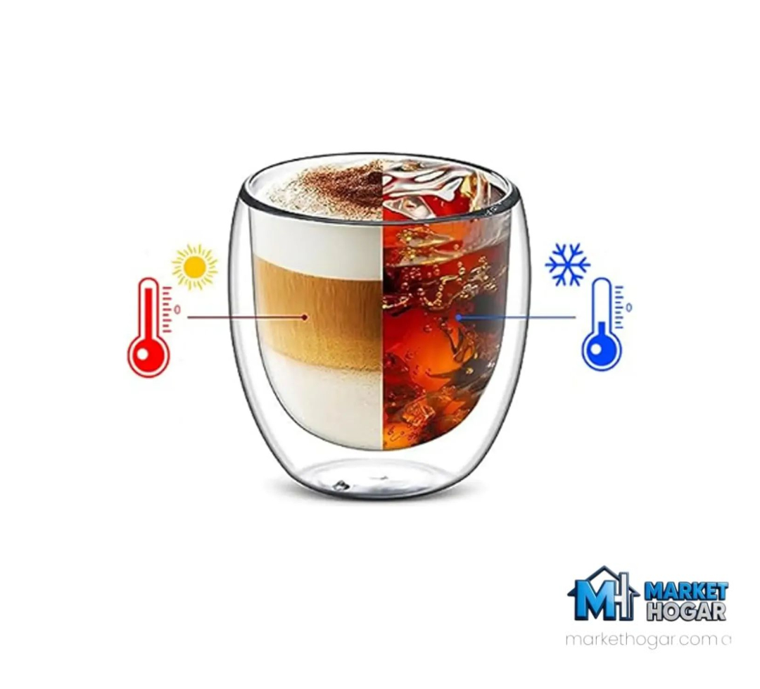 Vaso de Vidrio Doble Térmico 250 ML - Image 3