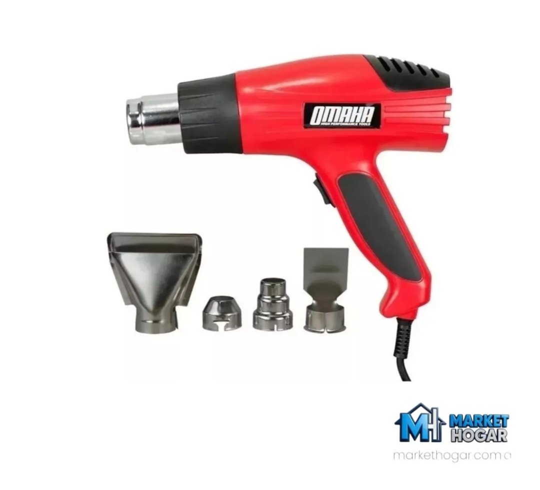 Pistola de Calor 1800W de 380°-500° Omaha**