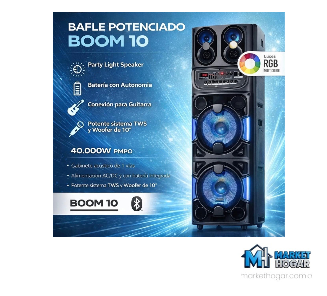 Torre Crown Mustang Boom 10 2 x 10”* - Image 2