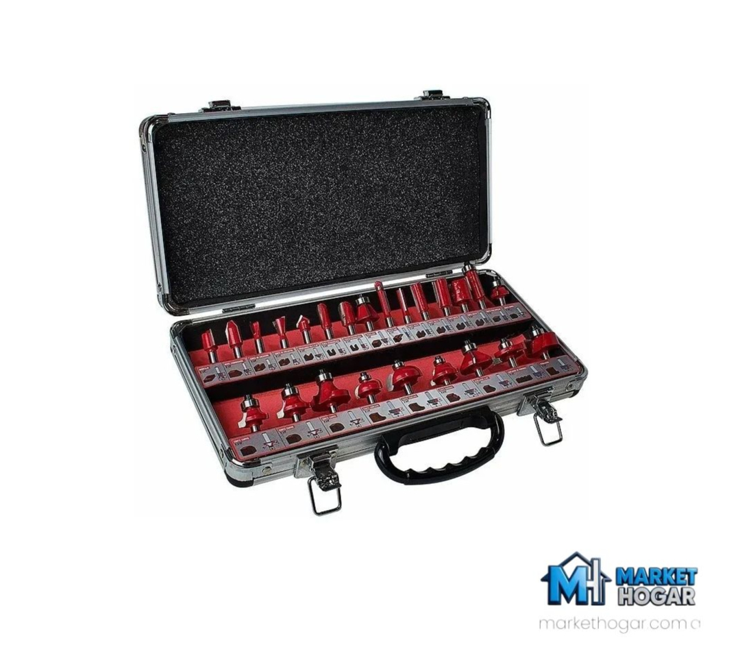Sets de Fresas 24 Piezas + Caja de Madera Omaha**