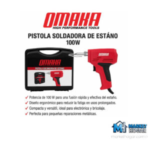 Pistola Soldadora de Estaño 100W Omaha**