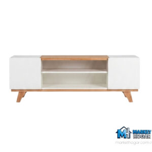 Mueble TV Kali con Puertas 1800mm MELANINA Blanco