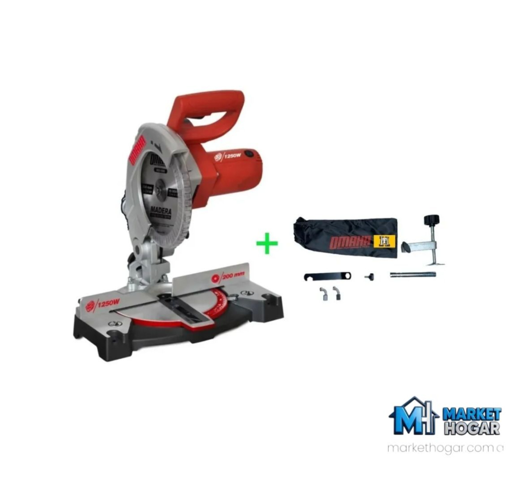 Sierra Ingletadora 210 MM + 1250W*