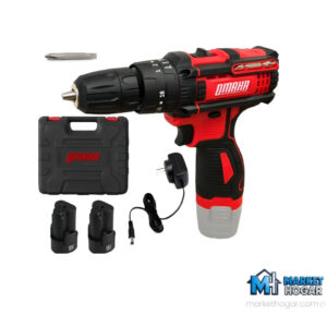 Taladro Percutor 12V con Maletin + 2 Baterías Omaha**