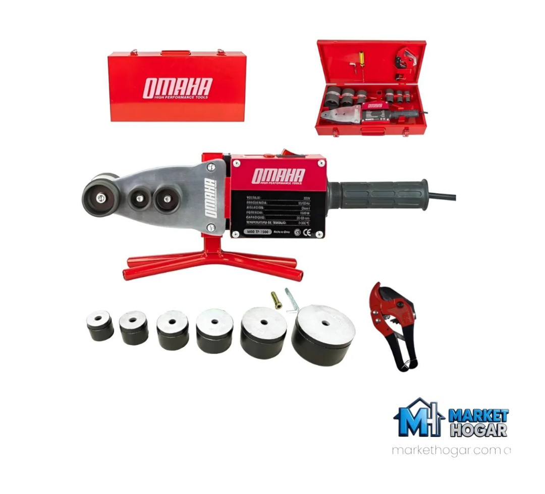 Termofusora1500W con Maletin + Accesorios Omaha**