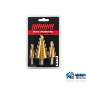 Set de Brocas Escalonadas AC 3 Piezas Omaha**