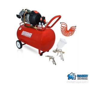 Compresor de Aire100 LTS + 4.0 HP + Kit