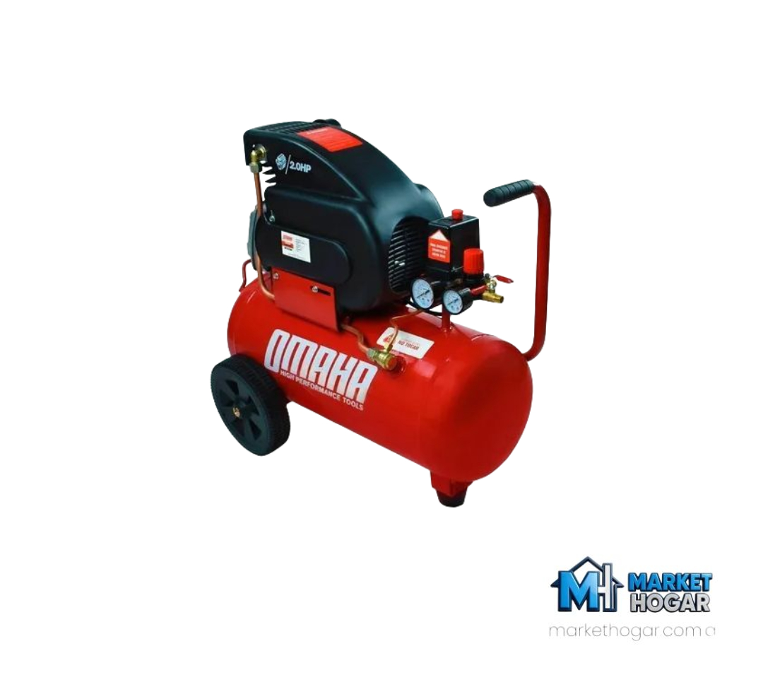 Compresor de Aire 25 LTS + 2.0 HP Omaha**