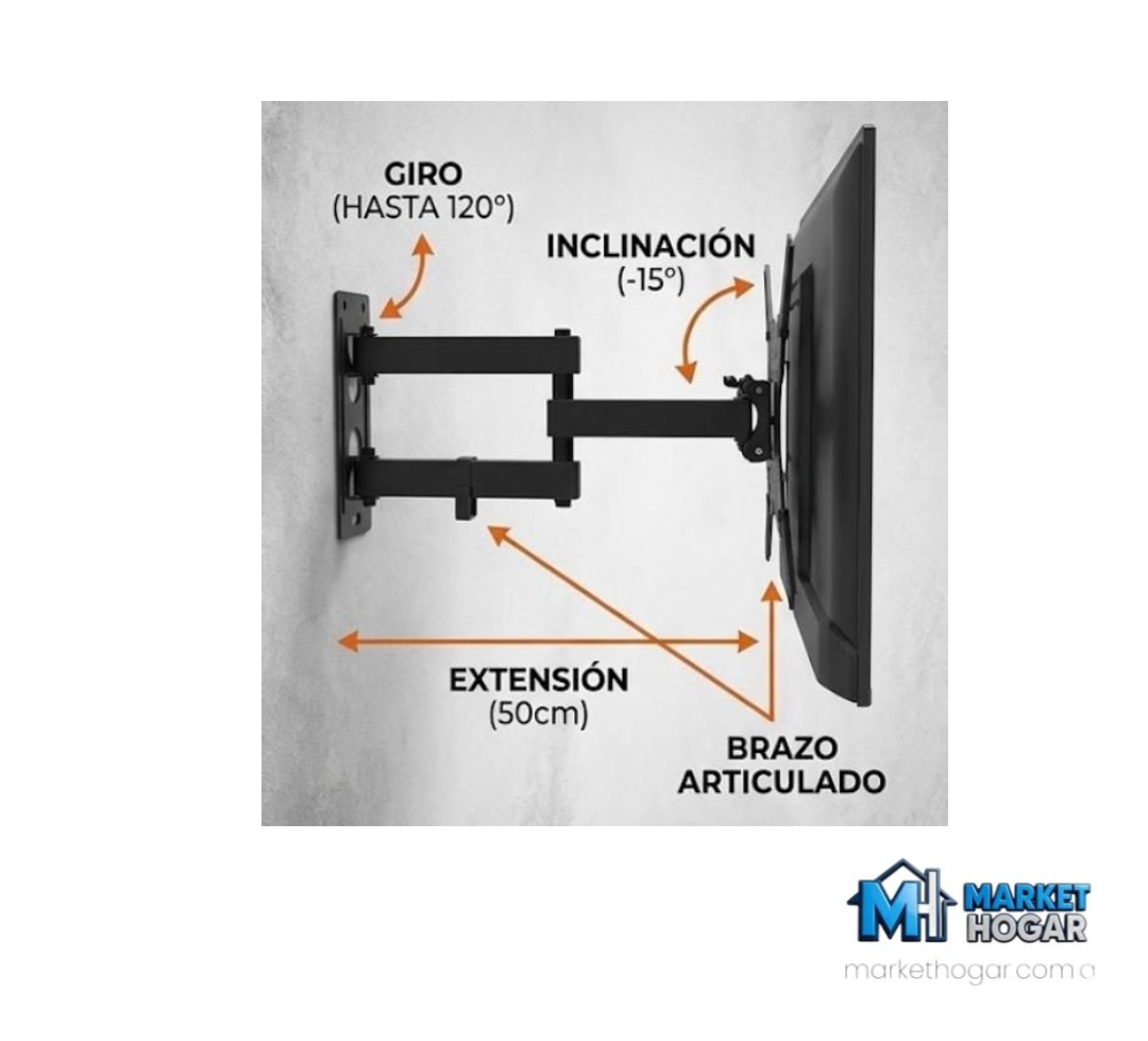 Soporte Netmak con Giro + Inclinacion 32'' a 60'' - Image 2