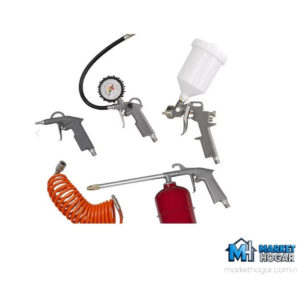 Kit 5 Piezas Pistola para Pintar por Gravedad Omaha**