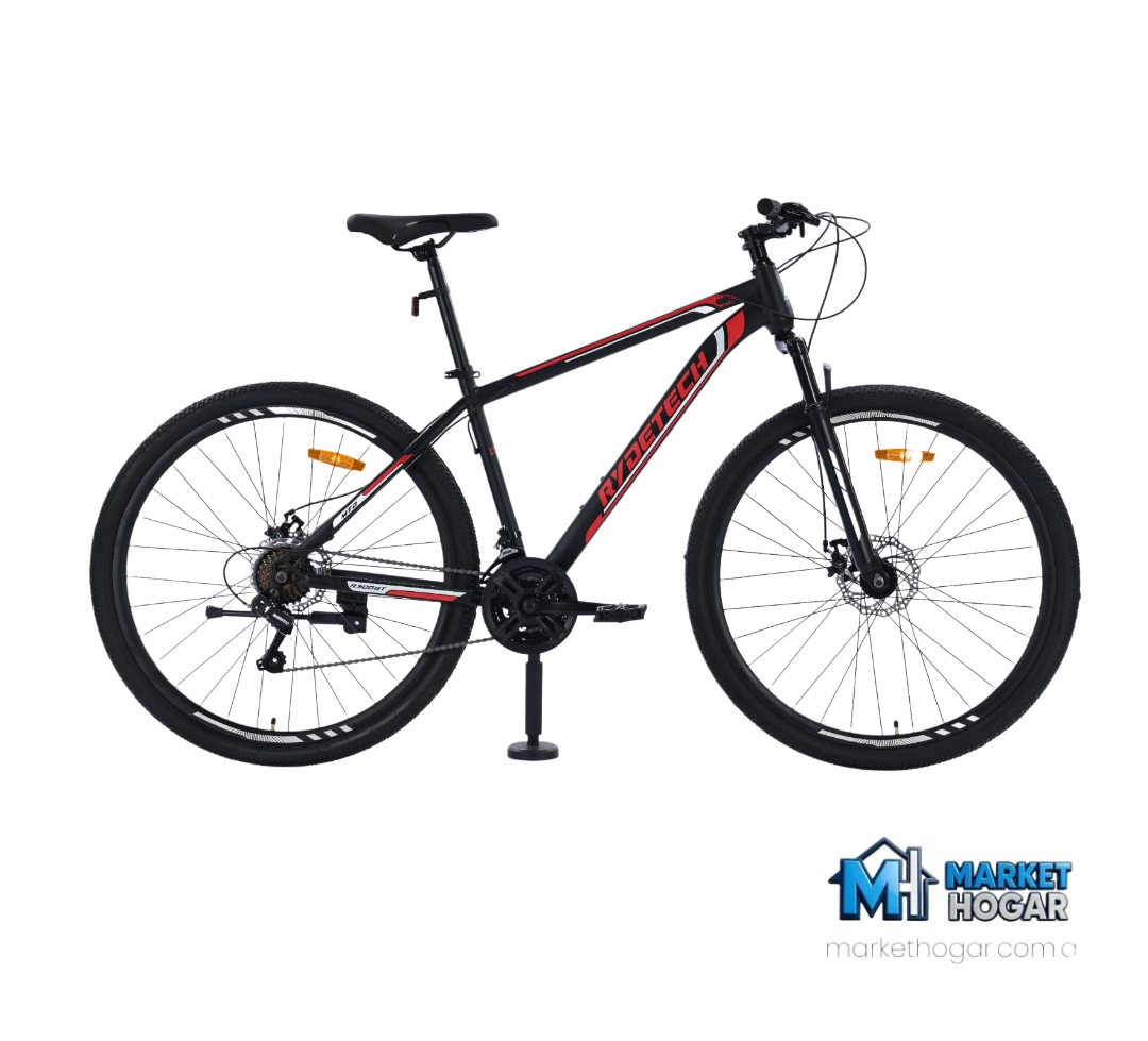 Bicicleta RIDETECH 300GT 29'' Negra con Rojo - Image 3