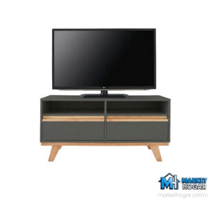 Mueble TV Kali con Puertas 1500mm MELANINA Gris