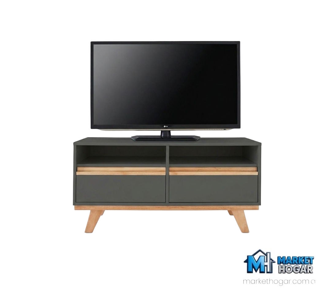 Mueble TV Kali con Puertas 1500mm MELANINA Gris