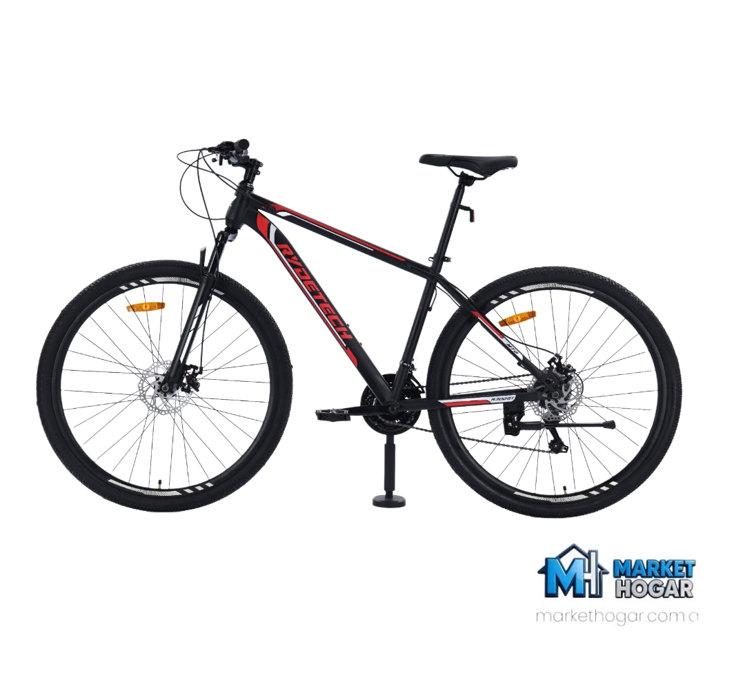 Bicicleta RIDETECH 300GT 29'' Negra con Rojo - Image 2