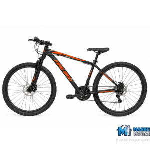 Bicicleta Rodado 29 + 21 Velocidades Negra con Naranja