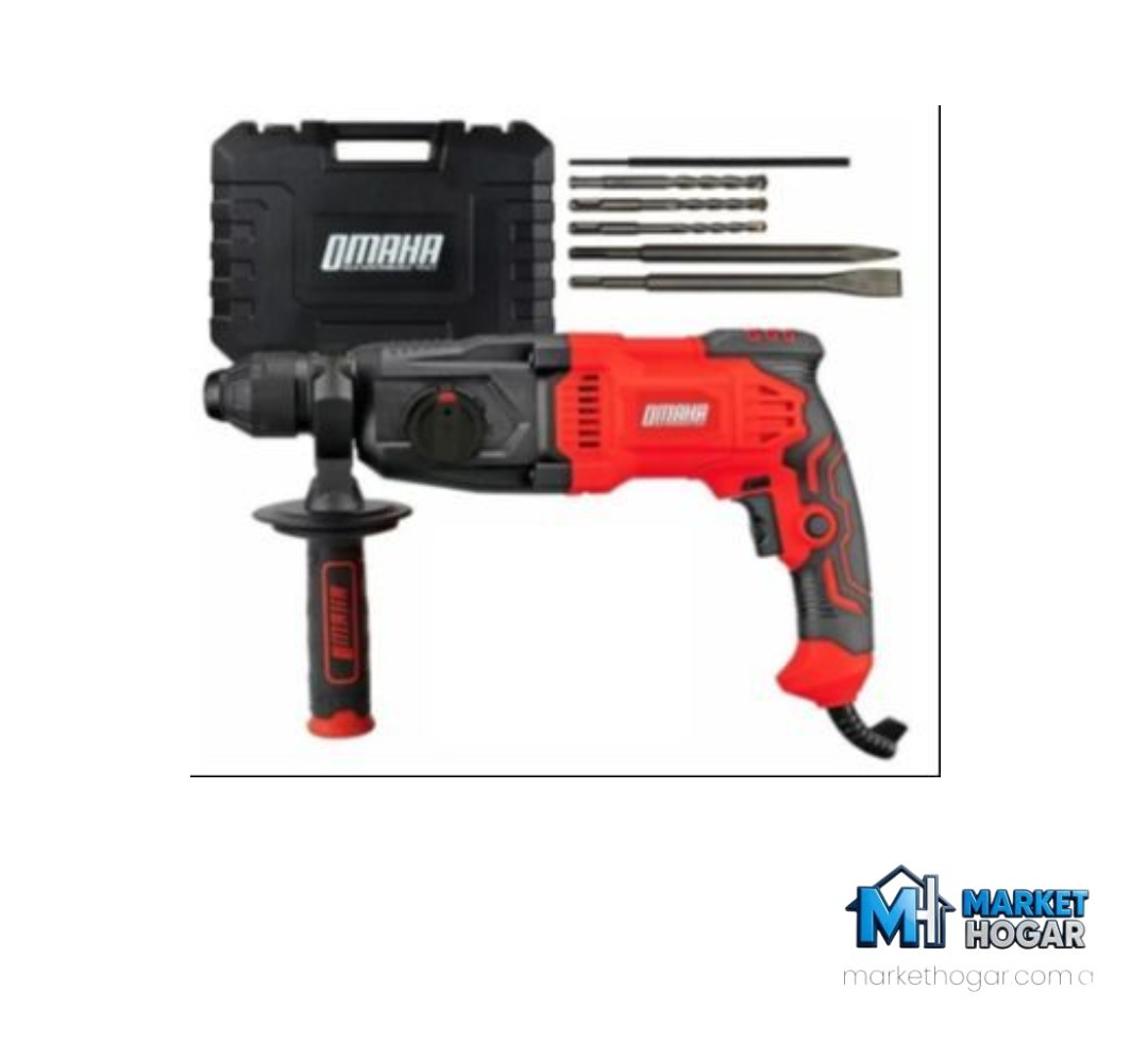 Rotomartillo SDS Plus 1050W + 5 Accesorios Omaha**