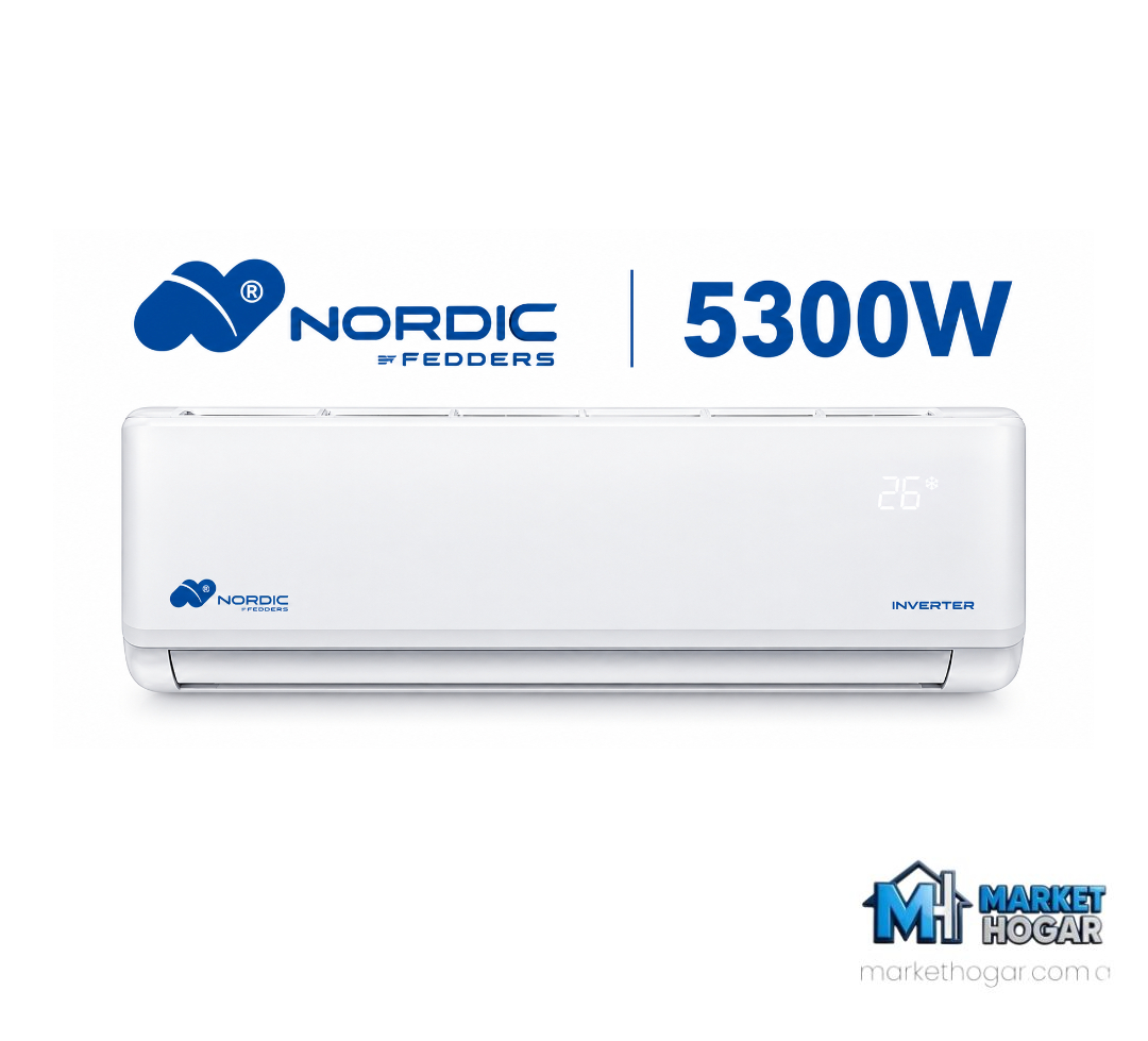 Aire Acondicionado Fedders 5300W Inverter Frio-Calor*