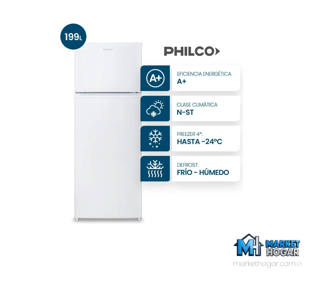 Heladera Philco 199 Lts Blanca