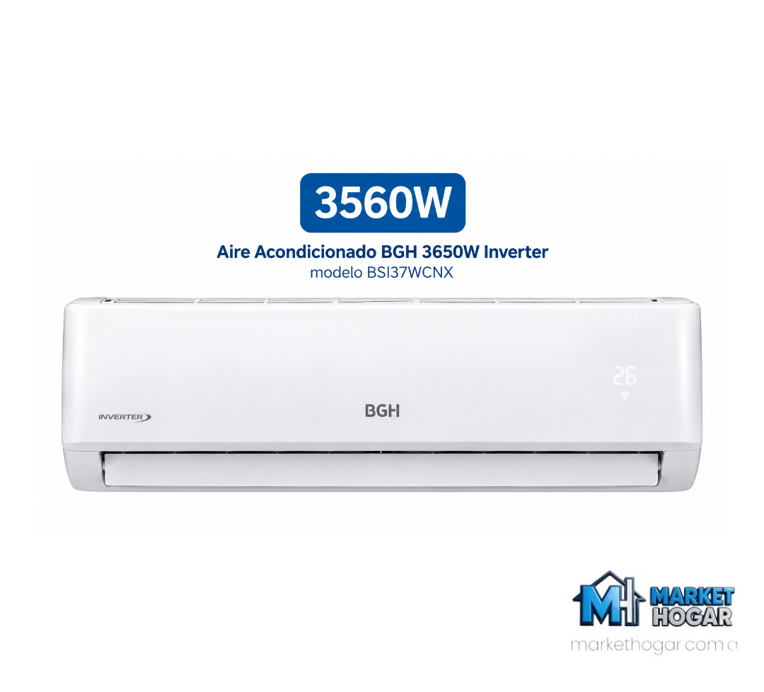 Aire Acondicionado BGH 3650W Inverter