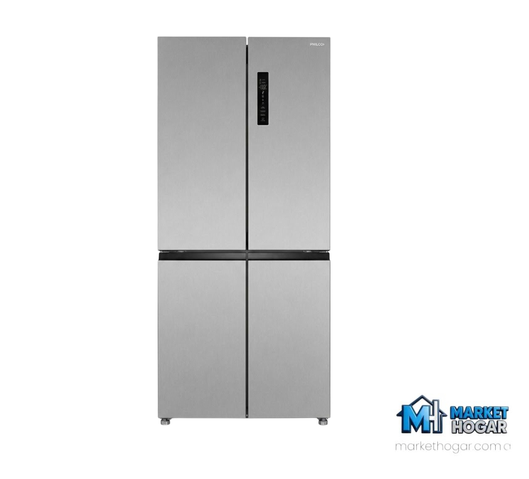 Heladera Philco 364 Lts Side By Side Inverter Silver
